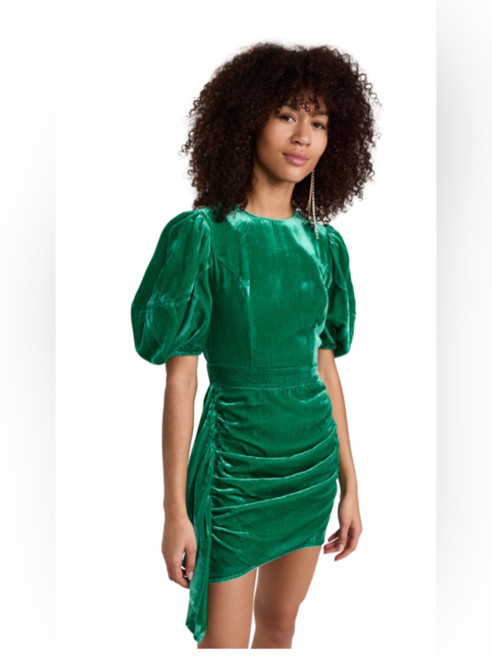 NWT Rhode Pia dress in emerald size 14